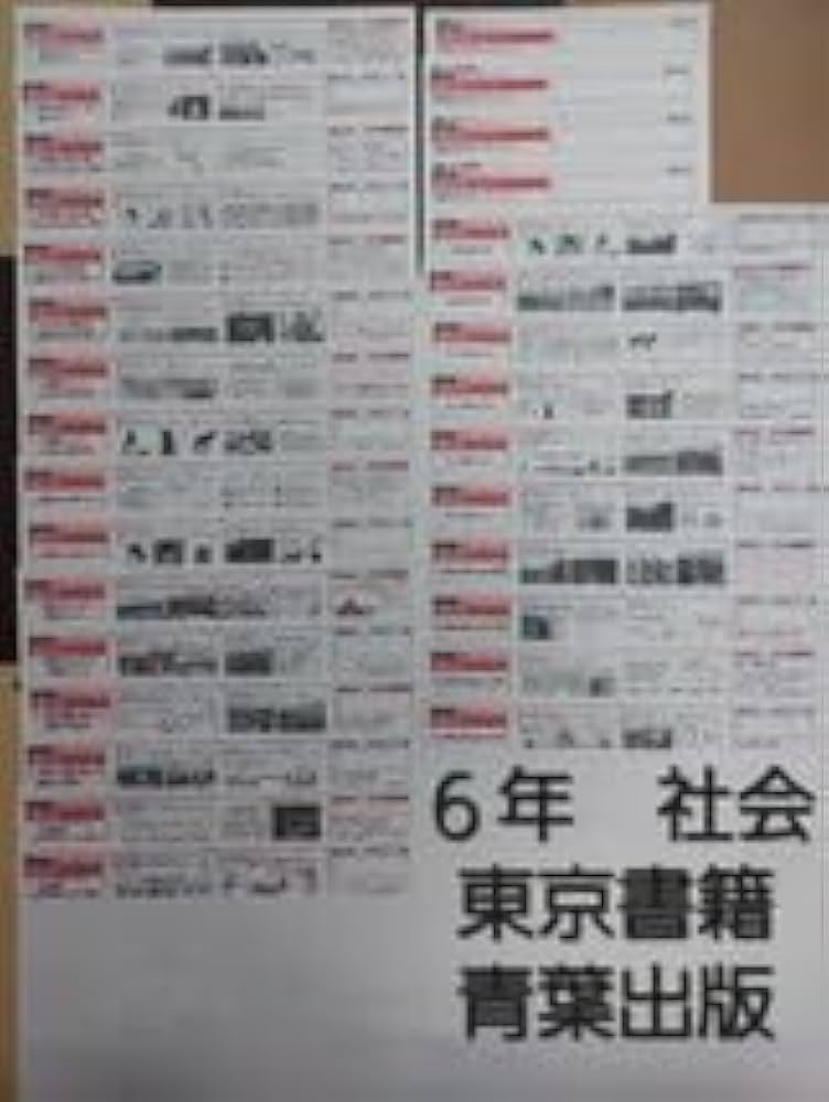 Amazon.co.jp: 6年 社会 小学6年生 見なおしシート 30枚 通知表